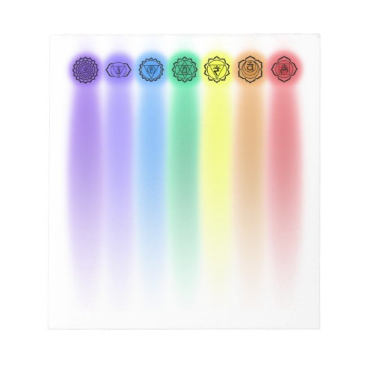 7 chakra's notitieblok (Voorkant)