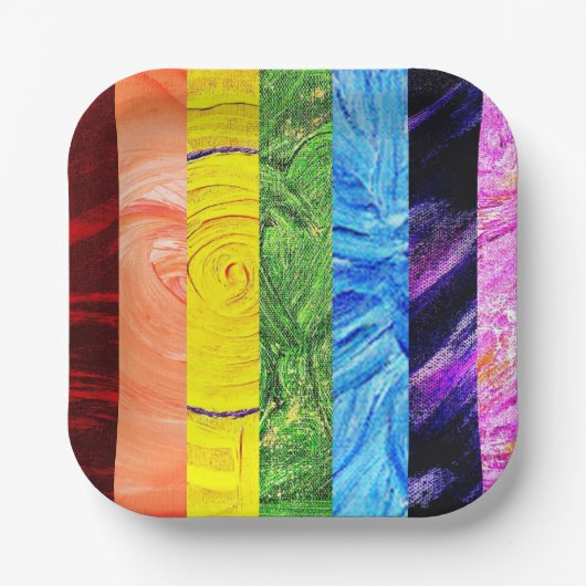 7 Chakras Papieren Bordje (Voorkant)