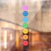 7 Chakras Raamsticker (Vel 2)