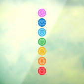 7 Chakras Raamsticker (Vel 3)