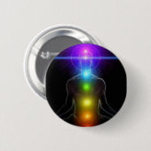7 Chakra's Ronde Button 5,7 Cm (Voorkant /achterkant)