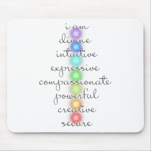 7 Chakras S Voor Yogaliefhebbers Muismat