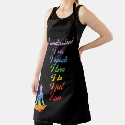 7 Chakra's Schort, symbolen en betekenissen, Spiri Schort (Insitu)