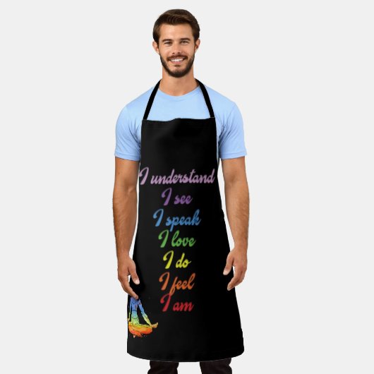 7 Chakra's Schort, symbolen en betekenissen, Spiri Schort (Gedragen)