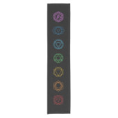 7 Chakras Short Table Runner Korte Tafelloper (Voorkant)