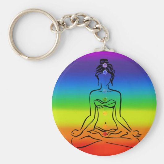 7 Chakras Sleutelhanger (Voorkant)