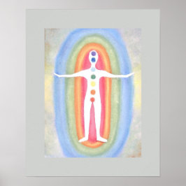 7 Chakra's Subtiele Energie Lichaam Healing Reiki  Poster