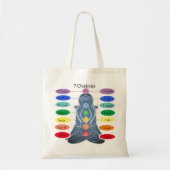 7 Chakras Tote Bag (Voorkant)