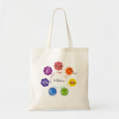7 Chakras Tote Bag (Voorkant)