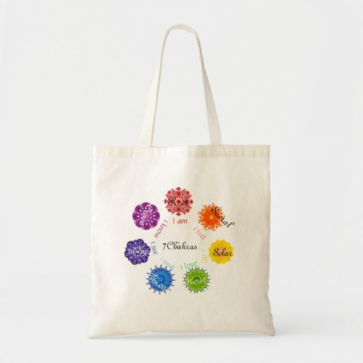 7 Chakras Tote Bag (Voorkant)