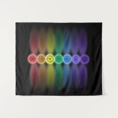 7 chakra's wandkleed (Voorkant (horizontaal))