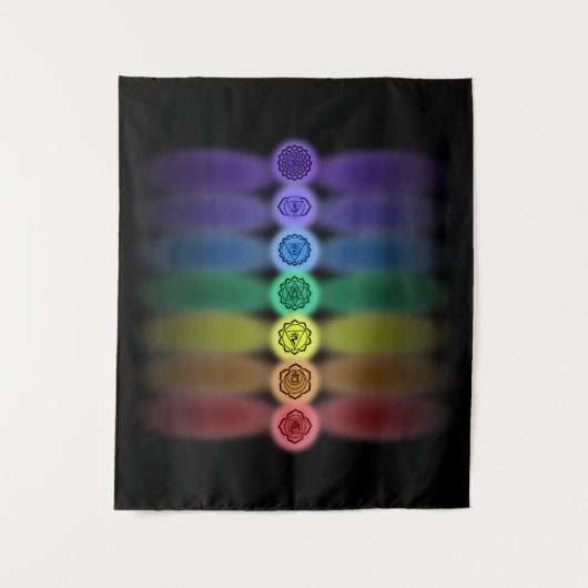 7 chakra's wandkleed (Voorkant)