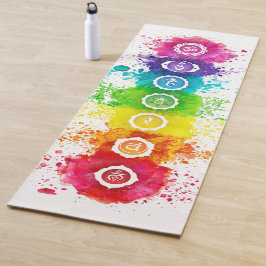 7 Chakra's Waterverf yogamat - wc01