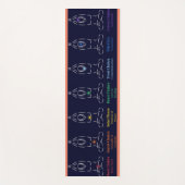 7 Chakras Yoga Mat (Voorkant)