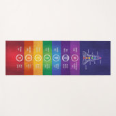 7 Chakra's Yoga Mat - 43C (Voorkant (horizontaal))