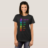 7 Chakra's Yoga T-shirt (Voorkant volledig)