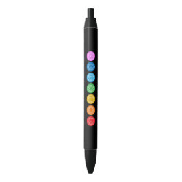 7 Chakras zwarte pen