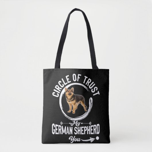 7 Circle of Trust Mijn Duitse Herder Tote Bag (Voorkant)