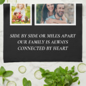 7 Citaat voor Photo Collage Black Family Quote Theedoek (Gevouwen)