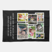 7 Citaat voor Photo Collage Black Family Quote Theedoek (Horizontaal)