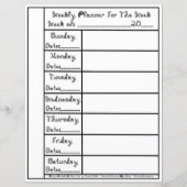 7-daagse Black Fabric Font Weekly Planner Statione (Voorkant)