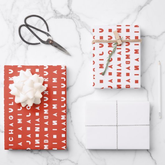 7 DAGEN KWANZAA INPAKPAPIER VEL (Voorkant)