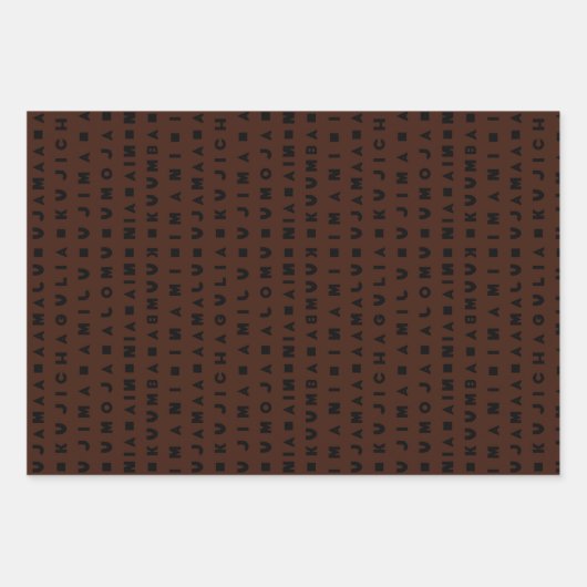 7 DAGEN KWANZAA INPAKPAPIER VEL (Voorkant)