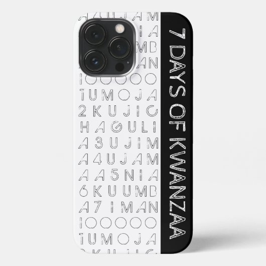 7 dagen Kwanzaa iPhone Hoesje (Achterkant)