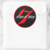 7 dagen van mei Stickers (Tas)