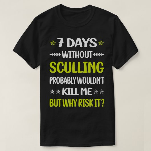 7 dagen zonder aftasten t-shirt (Design voorkant)