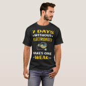 7 dagen zonder elektronika t-shirt (Voorkant volledig)