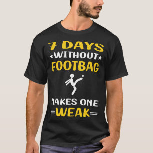 7 dagen zonder footbag Hacky Sack Sacker T-shirt