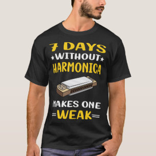7 dagen zonder mondharmonica t-shirt