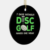 7 dagen zonder schijfgolf keramisch ornament (Rechts)