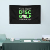 7 dagen zonder schijfgolf spandoek (Beurs)