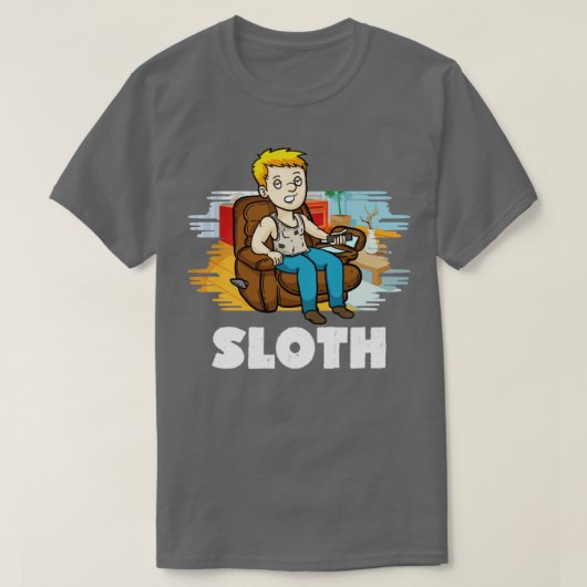 7 Deadly Sins Sloth Halloween Costume T-shirt (Design voorkant)