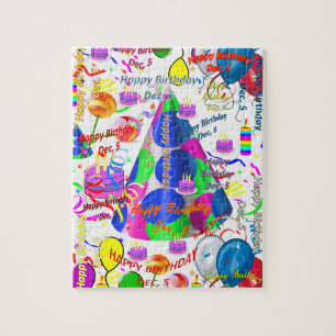 7 december, 5 september Jigzaag Puzzle Legpuzzel