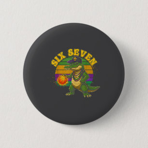 7 Dinsdag Basketbal 6 Alpha Zeven Gras Gen 67 Zes Ronde Button 5,7 Cm