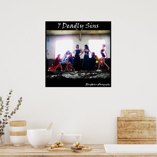 7 doodzonnen poster (Keuken)