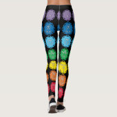 7 Dragonfly Chakras Infinity Symbol design Leggings (Achterkant)