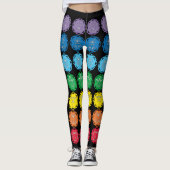 7 Dragonfly Chakras Infinity Symbol design Leggings (Voorkant)