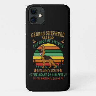 7 Duitse herder meisje de ziel van een heks de spa Case-Mate iPhone Case