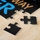 7 Duitse herder vader net als normale vader alleen Legpuzzel (Zijkant)