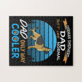 7 Duitse herder vader net als normale vader alleen Legpuzzel (Horizontaal)