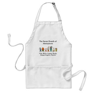 7 Dwarfs van menopauze Apron Standaard Schort