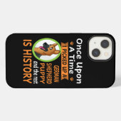 7 Eens Pakte Ik Een Duitse Herders P iPhone Hoesje (Achterkant horizontaal)