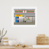 7-Eleven Storefront Bangkok Thailand Reizen Poster (Keuken)
