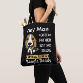 7 Elke Man Beagle Papa Tote Bag (Dichtbij)