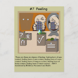 #7 Feelings - van afhankelijke opkomst Uitnodiging Briefkaart