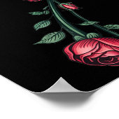 7 Floral 67 Rose Valentines Day Funny Love Matchin Poster (Hoek)